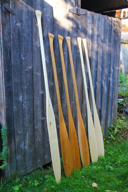 Standard size paddles ready-made