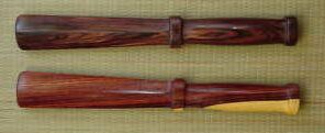 tessen, kingwood
                  and cocobolo