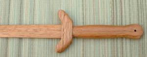 small tai
                      chi sword hilt of aka kashi
