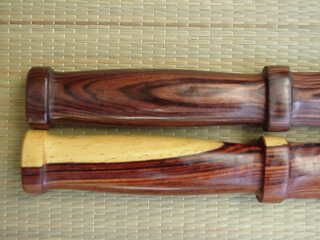 tessen in
                  cocobolo and kingwood
